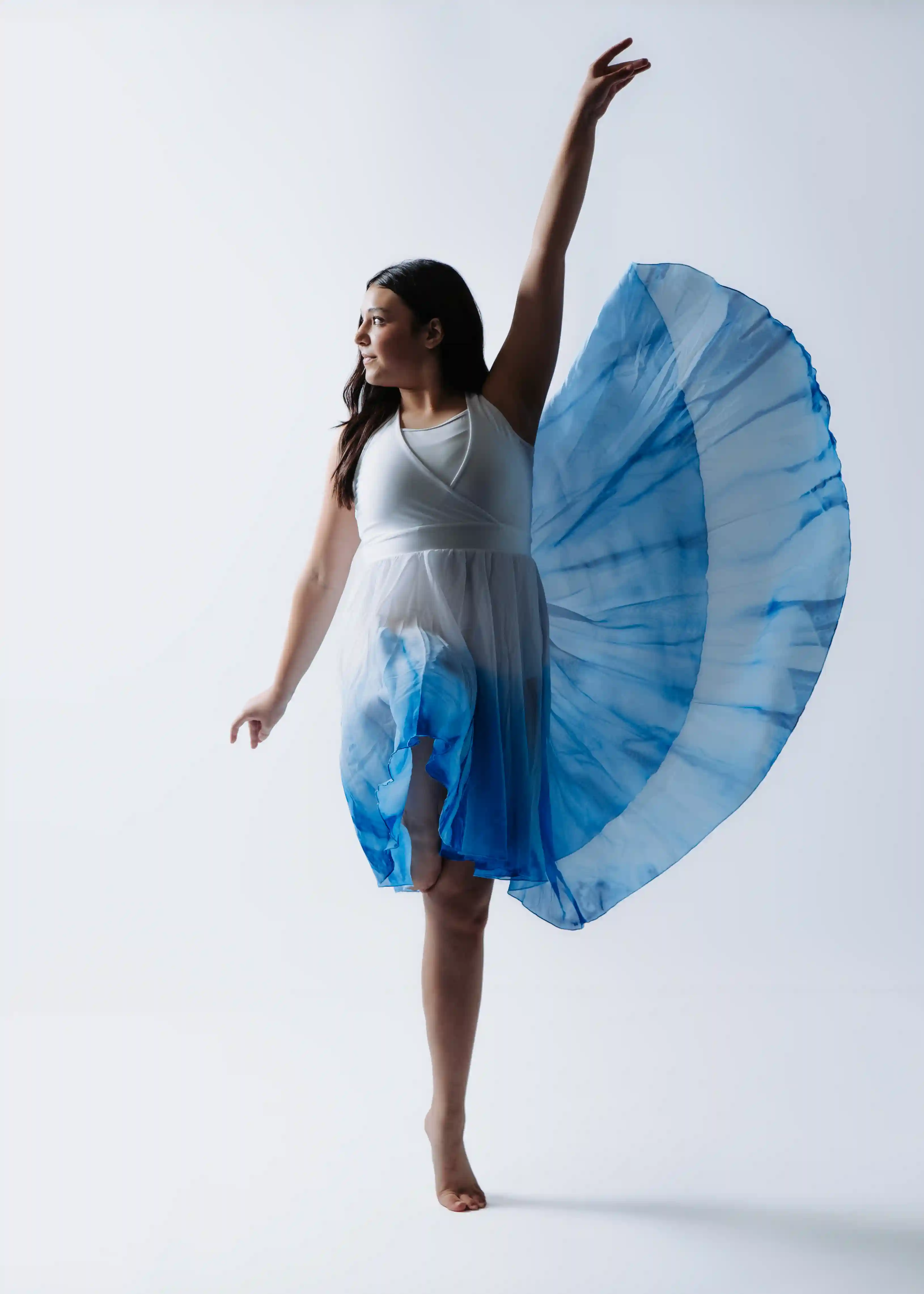 A dancer posing in a studio